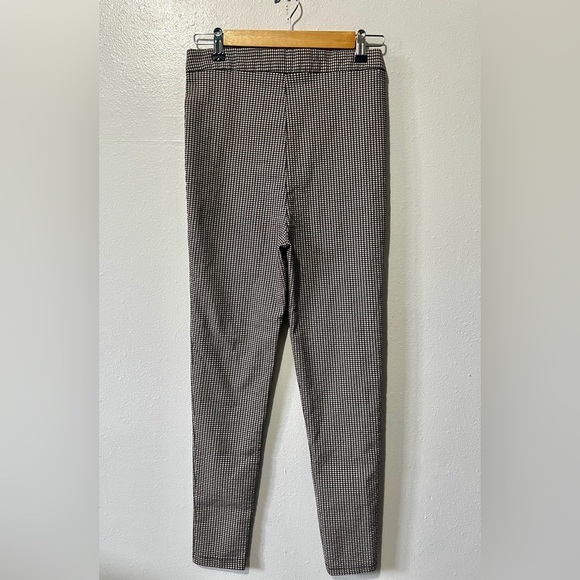Zara Plaid Houndstooth High Waisted Skinny Pant - Medium (28") - Picture 9 of 12